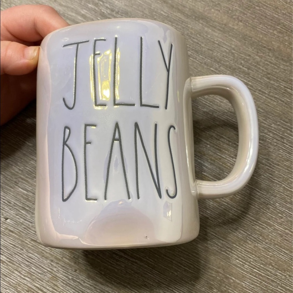 RARE Raedunn jelly beans iridescent mug